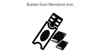 Bubble Gum Monotone Icon In Powerpoint Pptx Png And Editable Eps Format