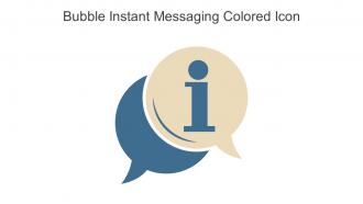 Bubble Instant Messaging Colored Icon In Powerpoint Pptx Png And Editable Eps Format