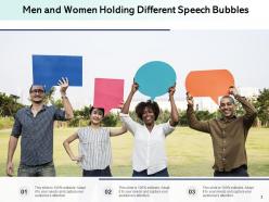 Bubble Men Icon Speech Bubbles Thinking Talking