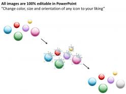 Bubbles powerpoint template slide 1