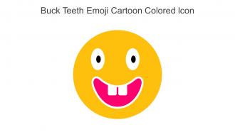 Buck Teeth Emoji Cartoon Colored Icon In Powerpoint Pptx Png And Editable Eps Format