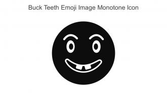 Buck Teeth Emoji Image Monotone Icon In Powerpoint Pptx Png And Editable Eps Format