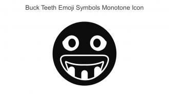 Buck Teeth Emoji Symbols Monotone Icon In Powerpoint Pptx Png And Editable Eps Format