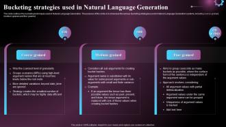 Bucketing Strategies Used In Natural Language Generation