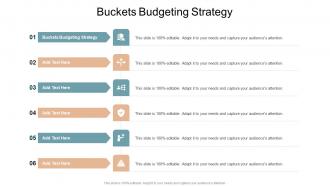 Buckets Budgeting Strategy In Powerpoint And Google Slides Cpb