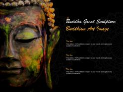 Buddha great sculpture buddhism art image