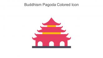Buddhism Pagoda Colored Icon In Powerpoint Pptx Png And Editable Eps Format