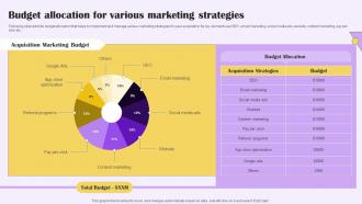 Budget Allocation For Various Marketing Implementing Digital Marketing For Customer