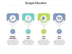 Budget allocation ppt powerpoint presentation professional example introduction cpb