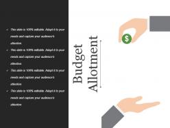 Budget Allotment Powerpoint Presentation Examples