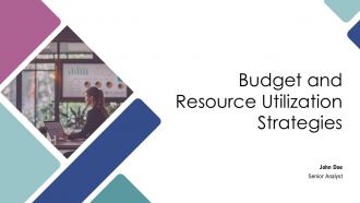 Budget And Resource Utilization Strategies PPT Structure AT