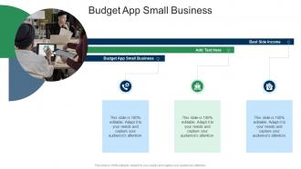 Budget App Small Business In Powerpoint And Google Slides Cpb