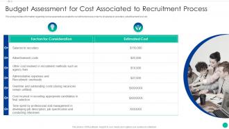 Budget Assessment For Cost Enhancing New Recruit Enrollment