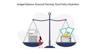 Budget Balance Financial Planning Fiscal Policy Illustration