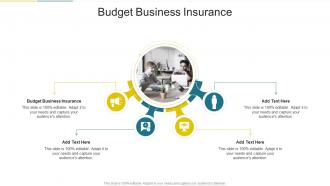 Budget Business Insurance In Powerpoint And Google Slides Cpb