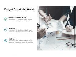 Budget constraint graph ppt powerpoint presentation ideas show cpb
