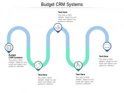 Budget crm systems ppt powerpoint presentation picture cpb