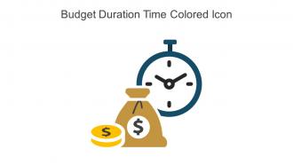 Budget Duration Time Colored Icon In Powerpoint Pptx Png And Editable Eps Format