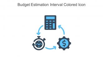 Budget Estimation Interval Colored Icon In Powerpoint Pptx Png And Editable Eps Format