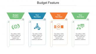Budget Feature Ppt Powerpoint Presentation Infographics Deck Cpb