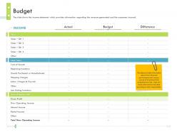 Budget firm guidebook ppt topics