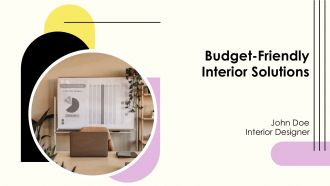 Budget Friendly Interior Solutions PPT Template AT Budget Friendly Interior Solutions PPT Template AT