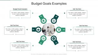 Budget Goals Examples In Powerpoint And Google Slides Cpb