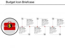 Budget icon briefcase