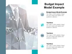 Budget impact model example ppt powerpoint presentation layouts images cpb