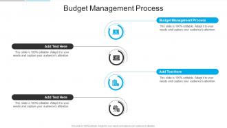 Budget Management Process In Powerpoint And Google Slides Cpb