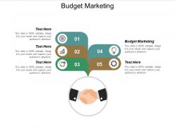 Budget marketing ppt powerpoint presentation styles file formats cpb