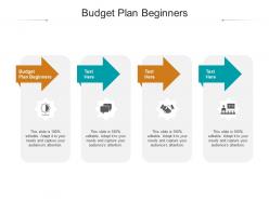 Budget plan beginners ppt powerpoint presentation file rules cpb