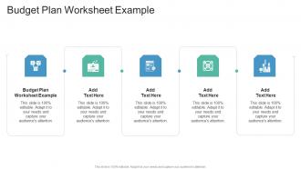 Budget Plan Worksheet Example In Powerpoint And Google Slides Cpb