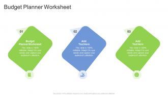 Budget Planner Worksheet In Powerpoint And Google Slides Cpb