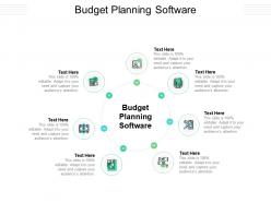 Budget planning software ppt powerpoint presentation inspiration deck cpb
