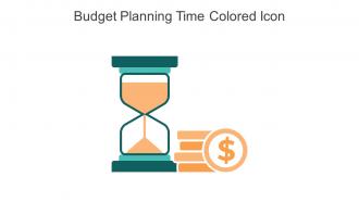 Budget Planning Time Colored Icon In Powerpoint Pptx Png And Editable Eps Format
