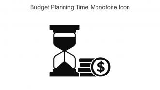 Budget Planning Time Monotone Icon In Powerpoint Pptx Png And Editable Eps Format