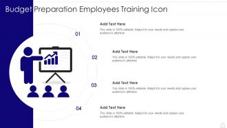 Budget Preparation Employees Training Icon