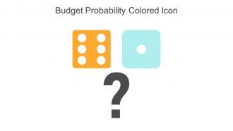 Budget Probability Colored Icon In Powerpoint Pptx Png And Editable Eps Format