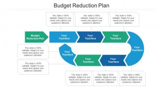 Budget reduction plan ppt powerpoint presentation infographic template example cpb