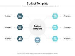 Budget template ppt powerpoint presentation file example cpb