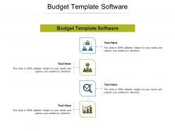 Budget template software ppt powerpoint presentation outline infographic template cpb