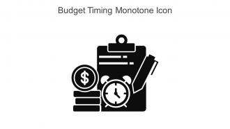 Budget Timing Monotone Icon In Powerpoint Pptx Png And Editable Eps Format