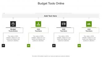 Budget Tools Online In Powerpoint And Google Slides Cpb