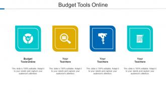 Budget Tools Online Ppt Powerpoint Presentation Layouts Sample Cpb