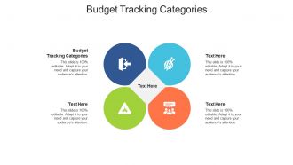 Budget tracking categories ppt powerpoint presentation gallery slide portrait cpb