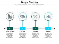 Budget tracking ppt powerpoint presentation gallery layout ideas cpb