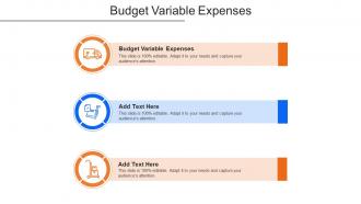 Budget Variable Expenses In Powerpoint And Google Slides Cpb