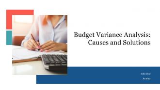 Budget Variance Analysis Causes And Solutions PPT Template AT