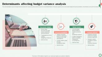 Budget Variance Analysis Powerpoint Ppt Template Bundles Image Customizable